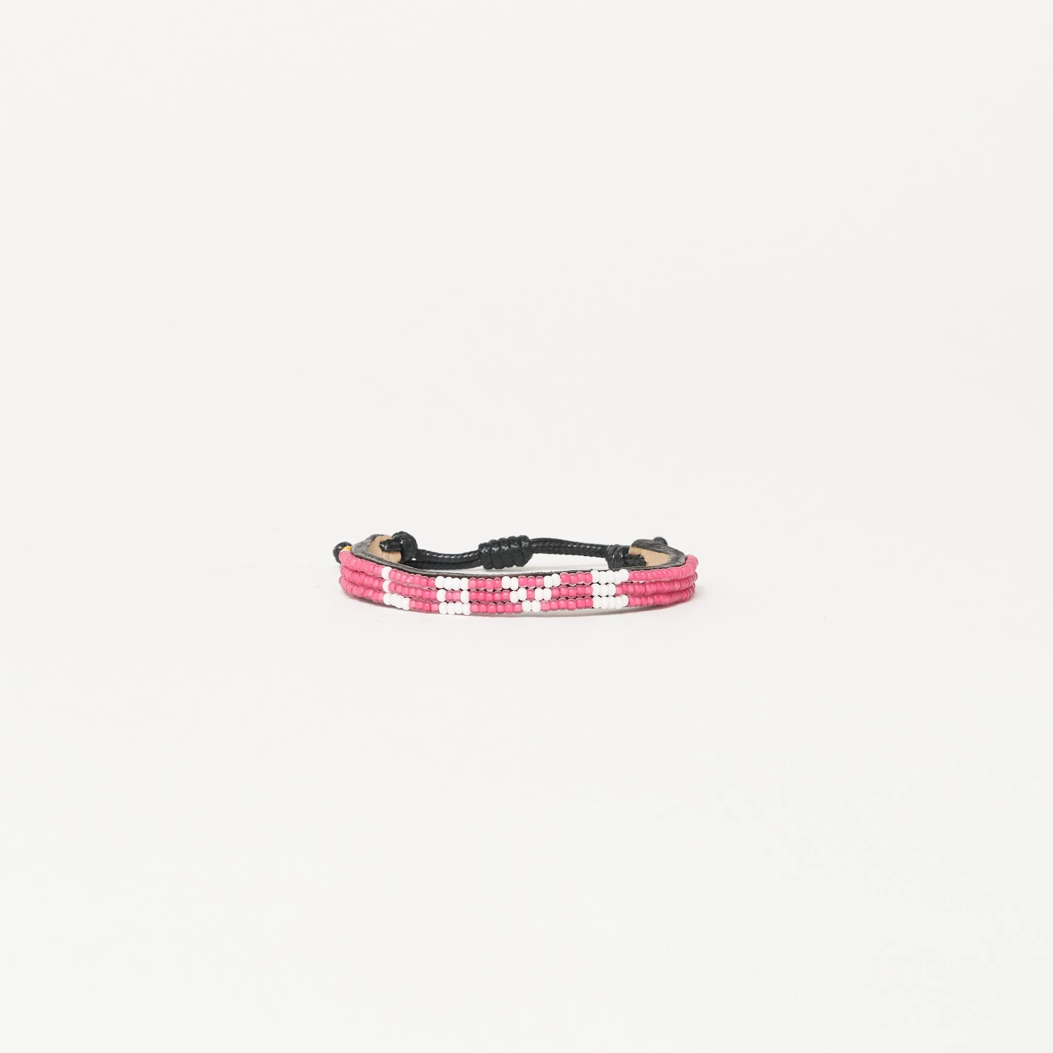 Skinny LOVE Bracelet - Summer Pink/White