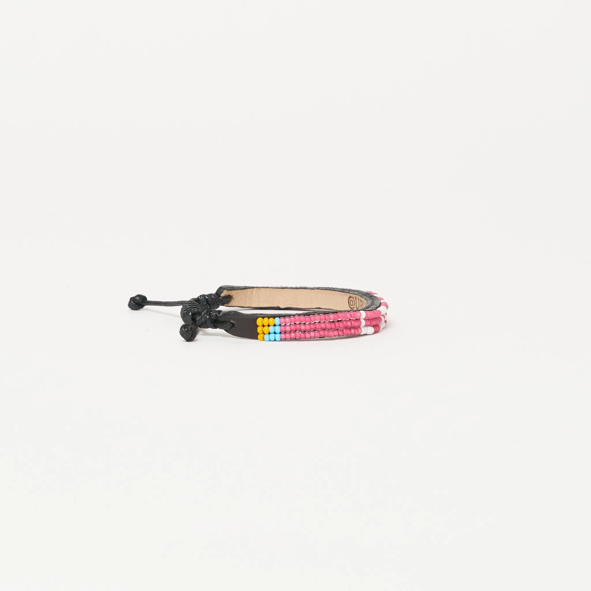 Skinny LOVE Bracelet - Summer Pink/White
