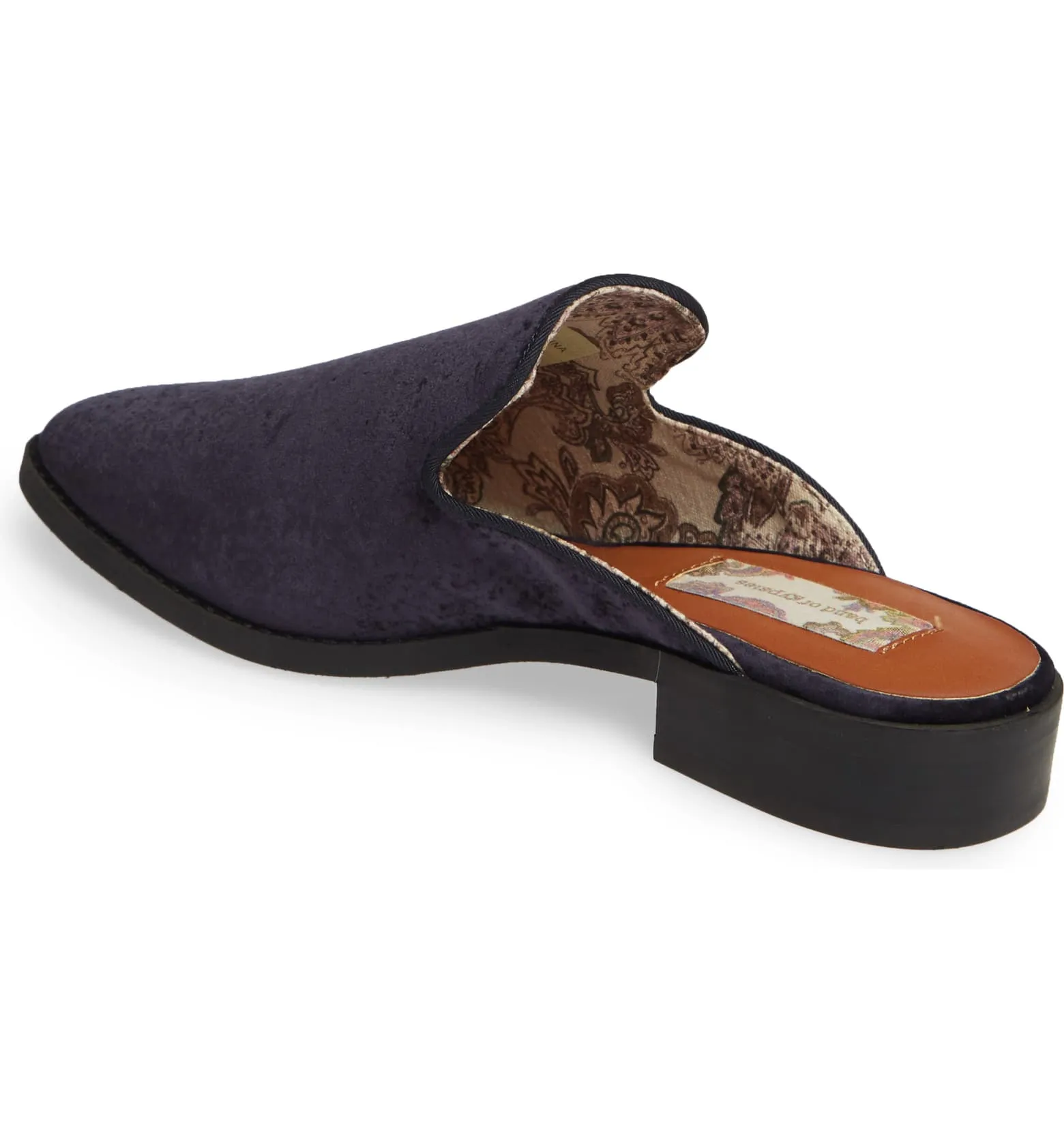 Skipper Blue Velvet Loafer
