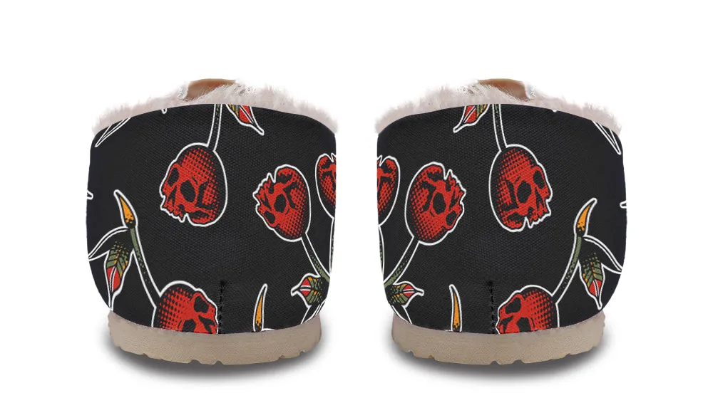 Skull Cherry Winter Casual Shoes
