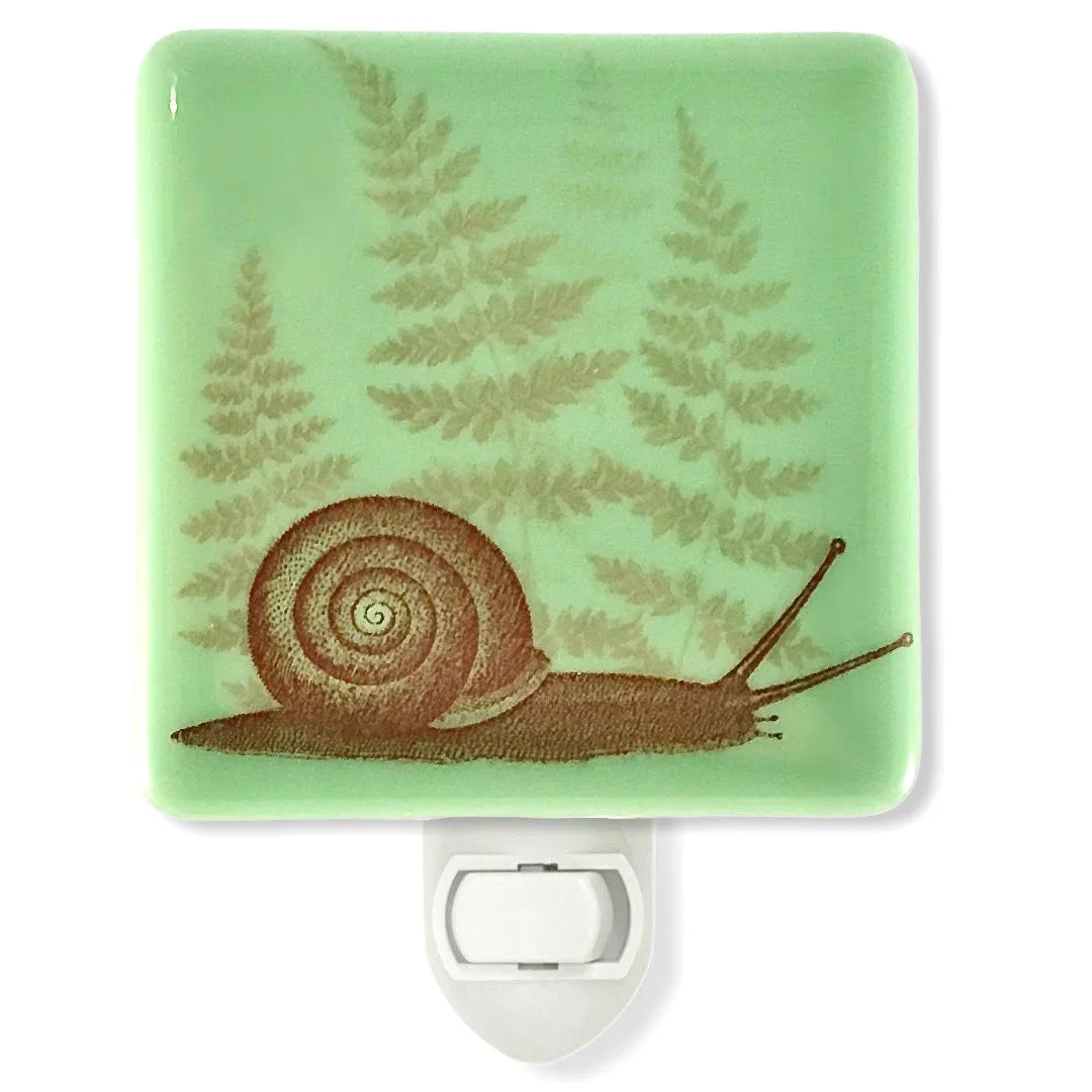 Snail and Ferns Night Light