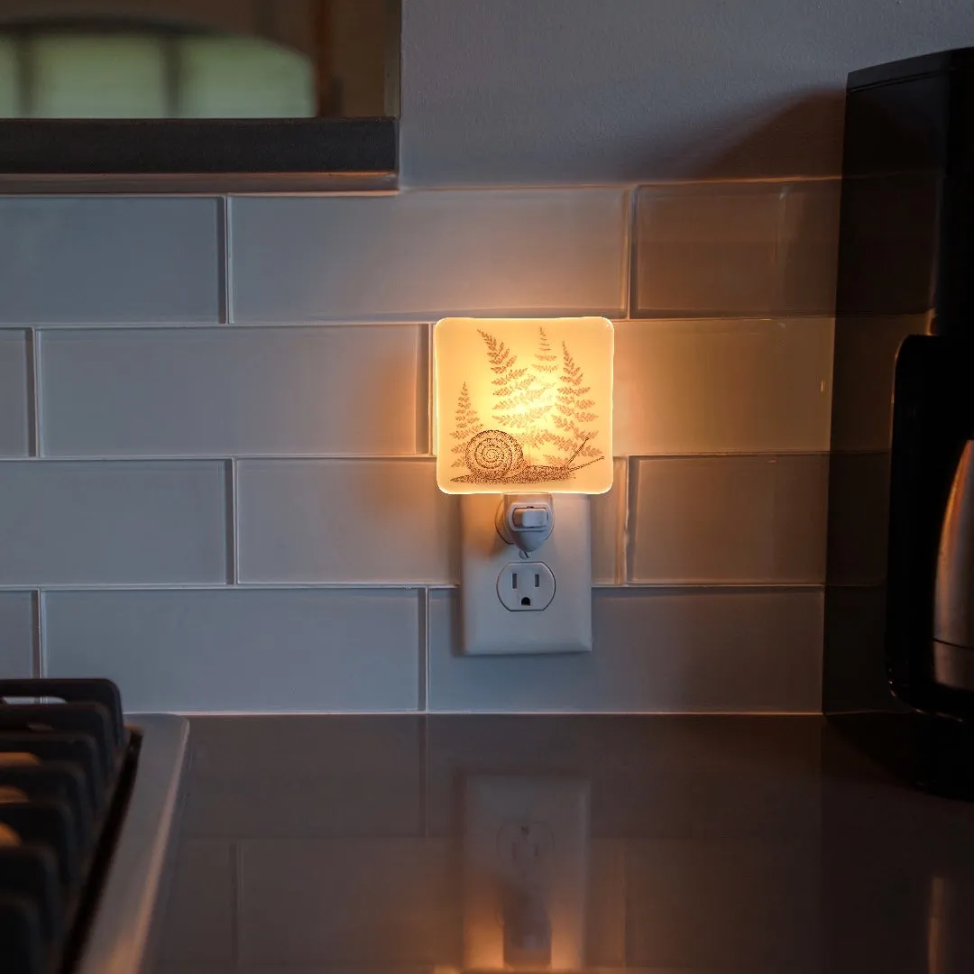 Snail and Ferns Night Light