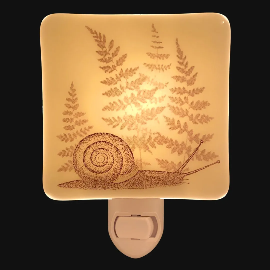 Snail and Ferns Night Light