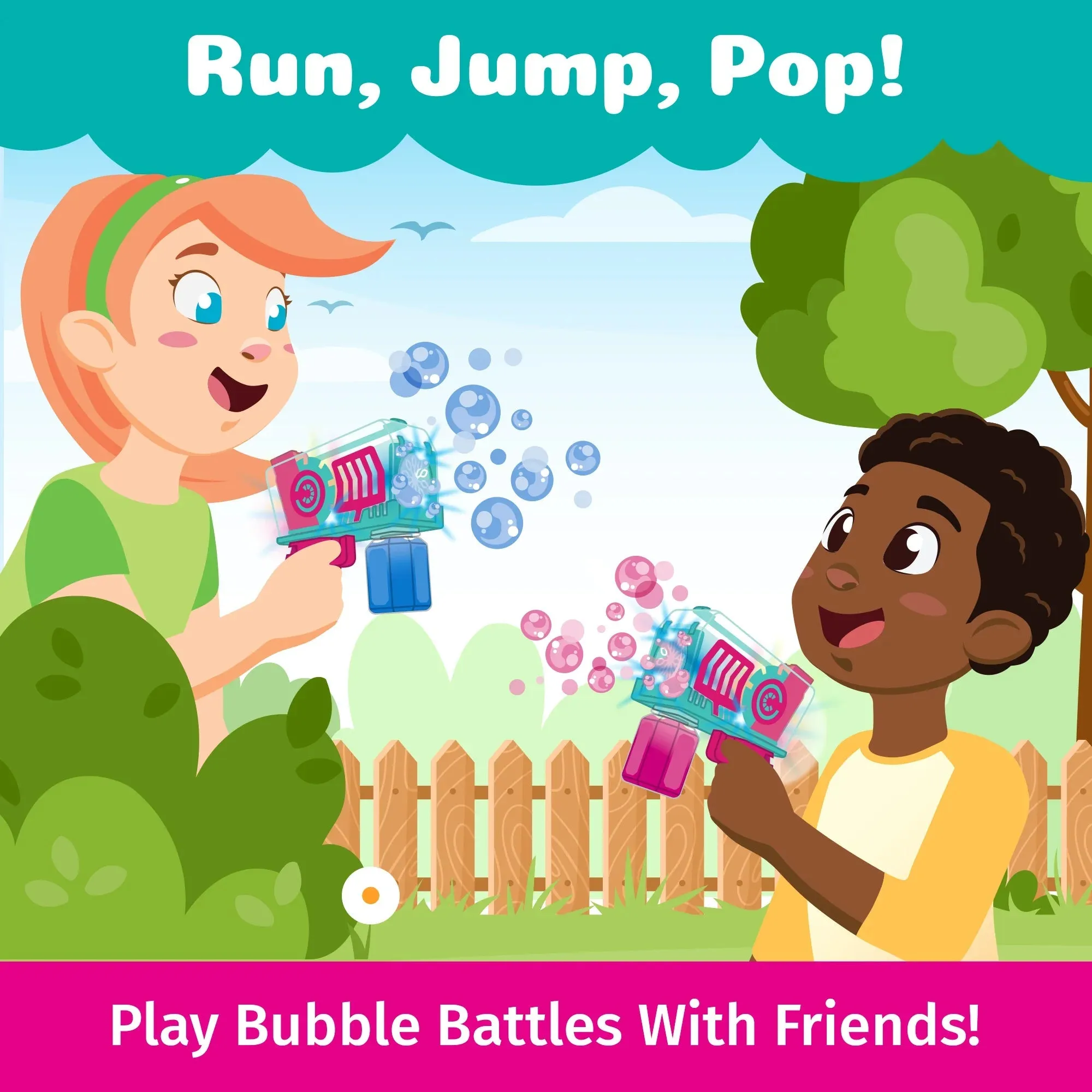 South Beach Bubbles PoppinColorz Cozmic Bubble Blaster