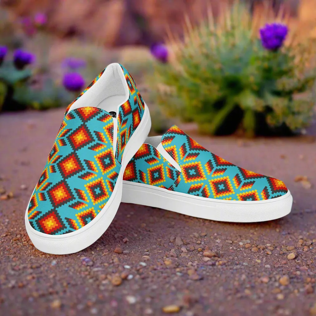 Southwest | Women’s Slip-on Canvas Shoes | Huichol