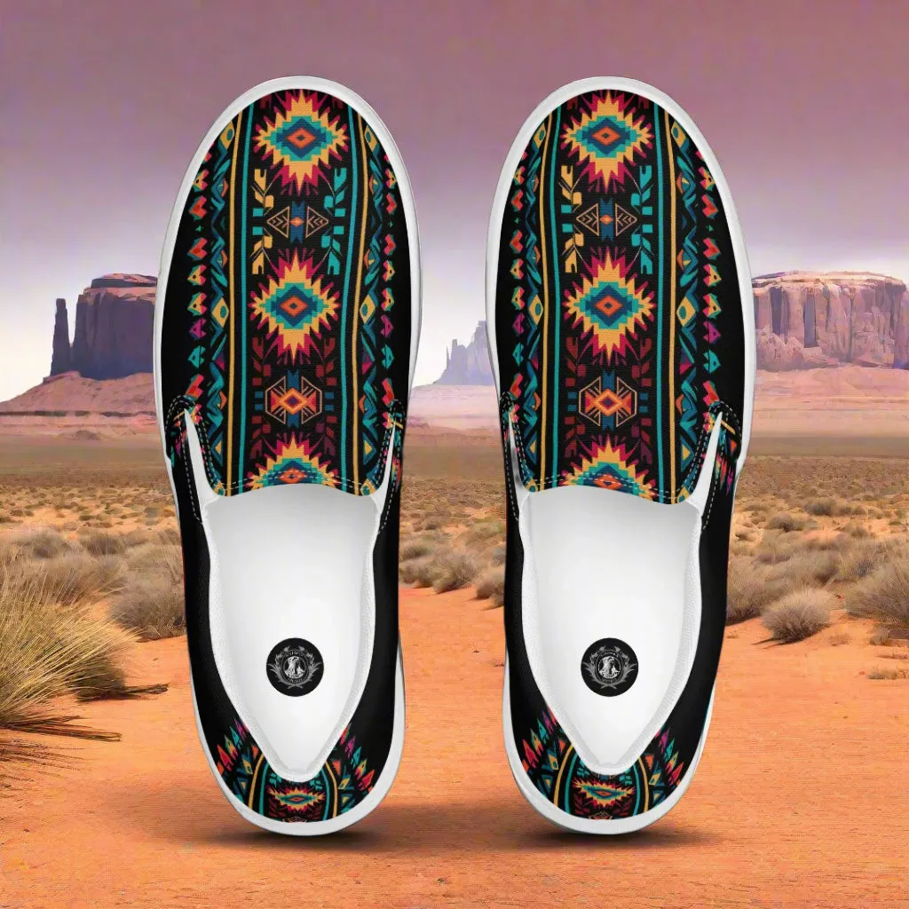 Southwest | Women’s Slip-on Canvas Shoes | Ixtlan