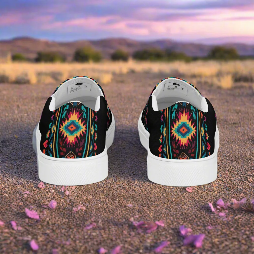 Southwest | Women’s Slip-on Canvas Shoes | Ixtlan