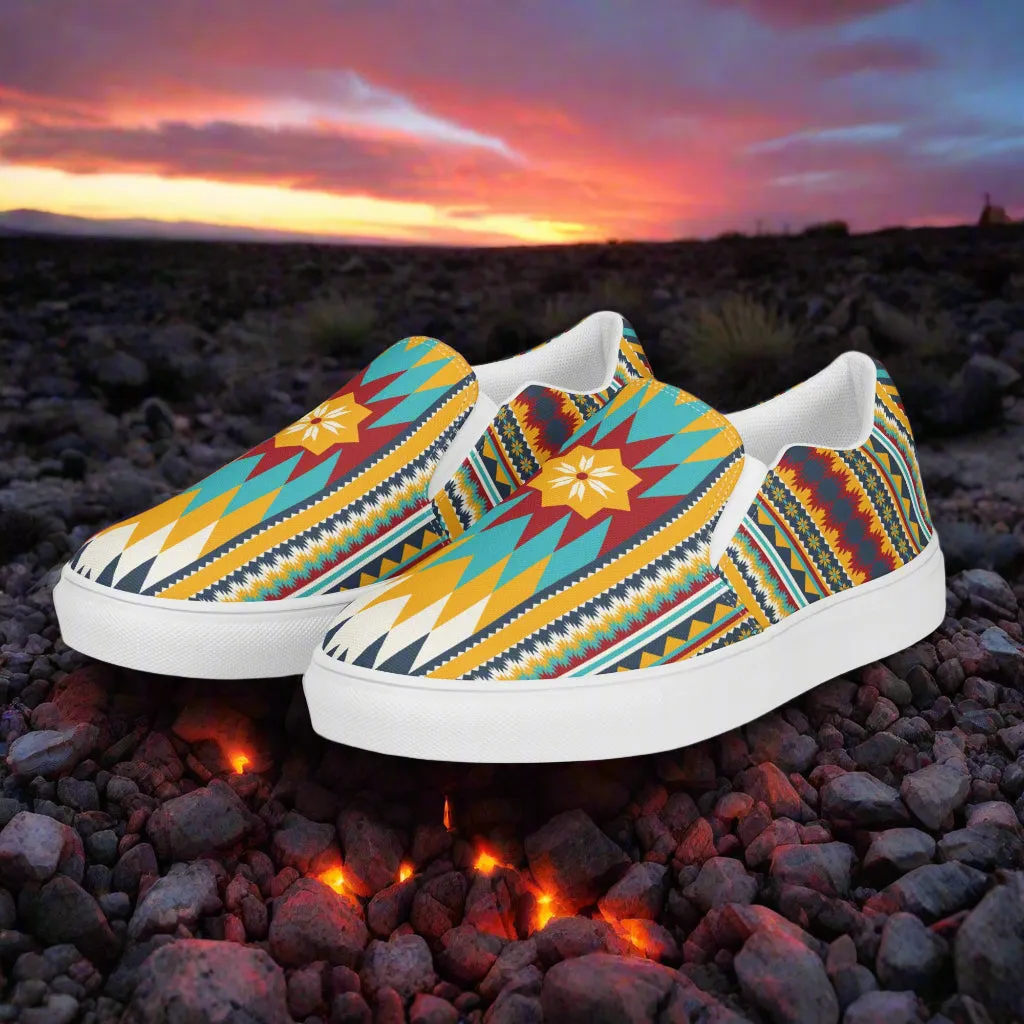Southwest | Women’s Slip-on Canvas Shoes | Nakona