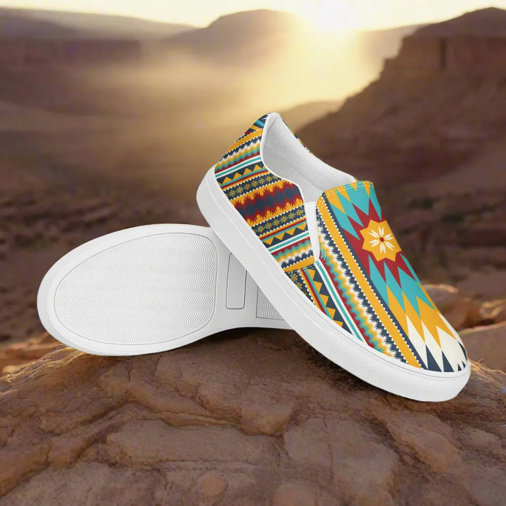 Southwest | Women’s Slip-on Canvas Shoes | Nakona