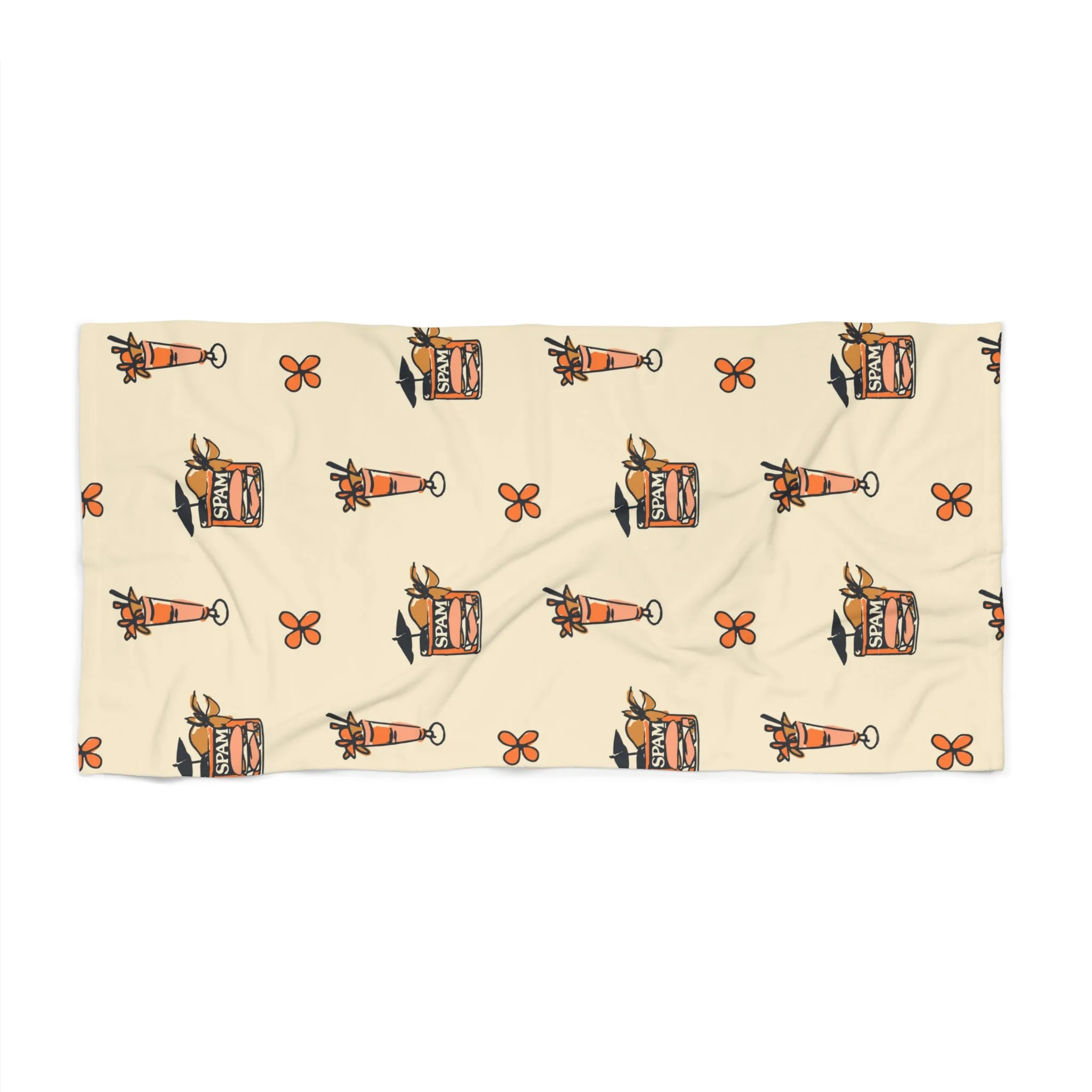 Spam N' Cocktails Beach Towel