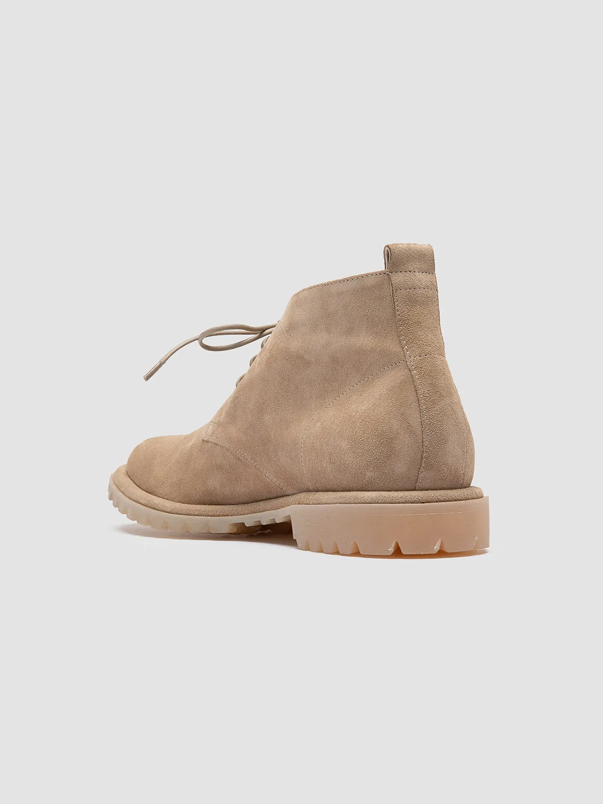 SPECTACULAR 013 - Stivali Chukka in Pelle Scamosciata Beige