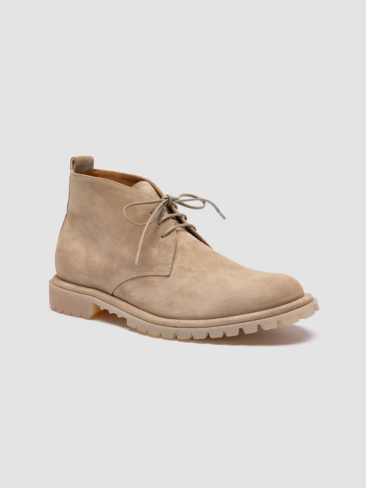 SPECTACULAR 013 - Stivali Chukka in Pelle Scamosciata Beige