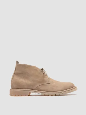 SPECTACULAR 013 - Stivali Chukka in Pelle Scamosciata Beige