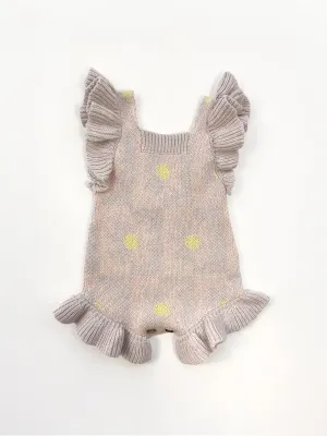 SPRING BLOOMS ROMPER || LIGHT PLUM