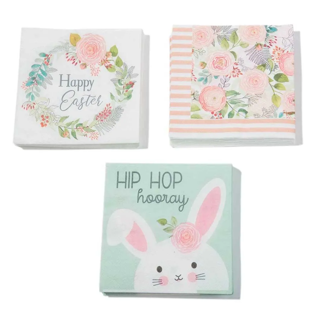 Spring Paper Cocktail Napkin, 3 designs