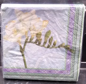 SPRING POETRY PAPER BEVERAGE NAPKINS