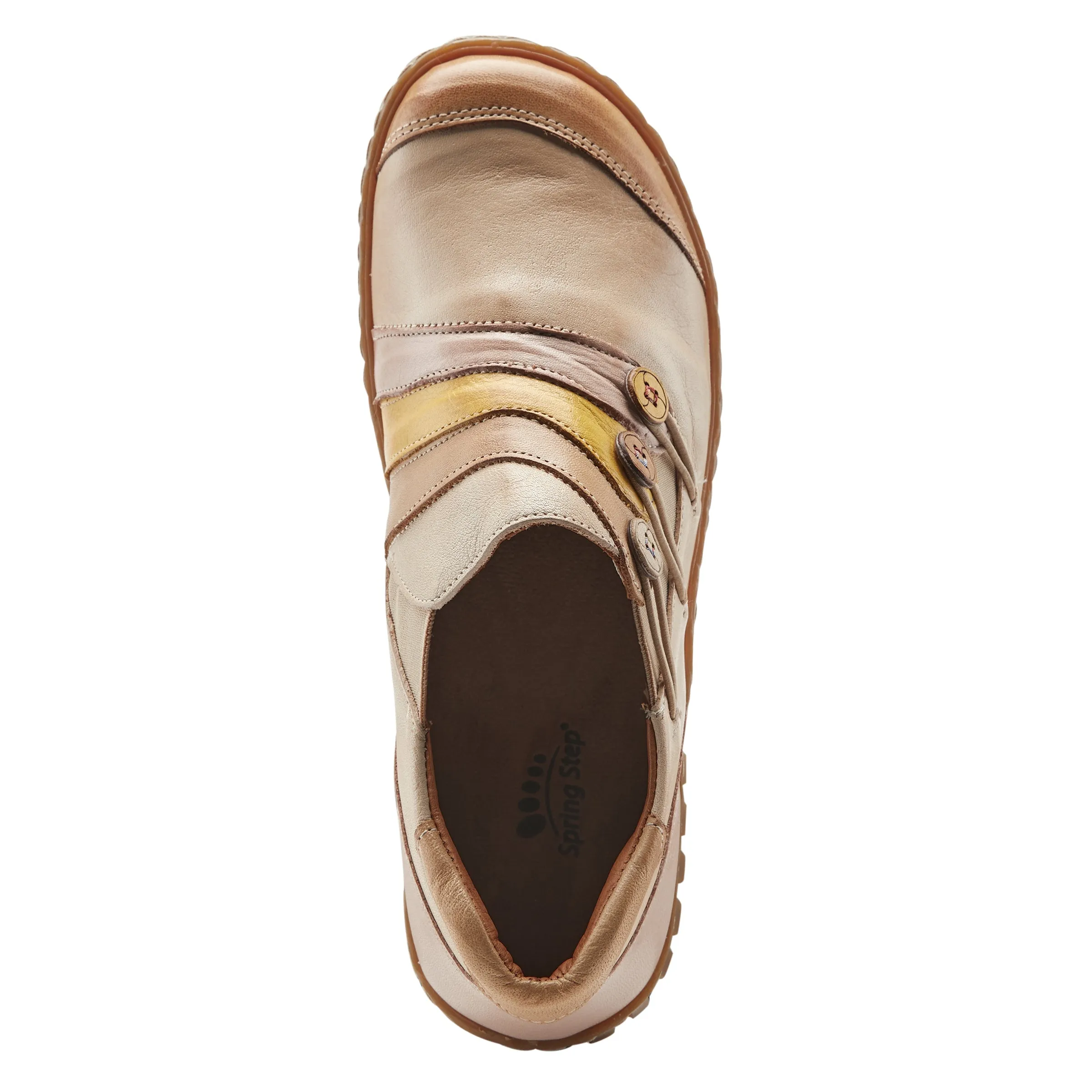 Spring Step Shoes Neeta Shoes Women’s Leather Slip on Sneakers