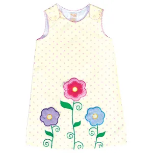 Springtime Flowers Light Yellow Aline