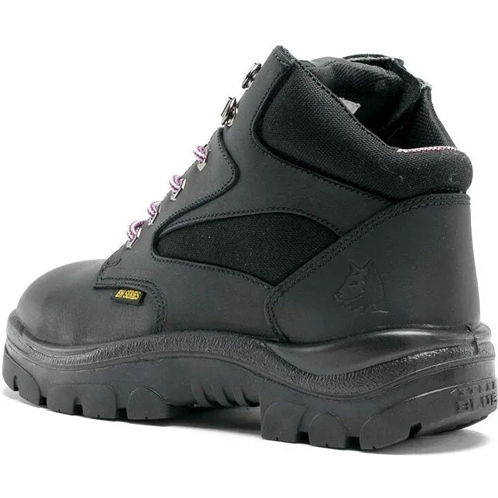 Steel Blue Women's Parkes 3.7" WP Steel Toe Lace Up Work Boot - Black - 812898
