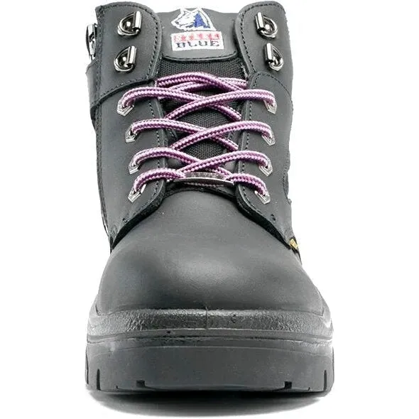 Steel Blue Women's Parkes 3.7" WP Steel Toe Lace Up Work Boot - Black - 812898