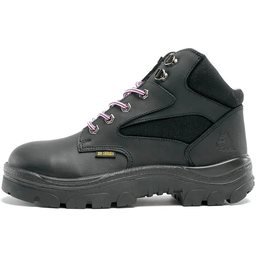 Steel Blue Women's Parkes 3.7" WP Steel Toe Lace Up Work Boot - Black - 812898