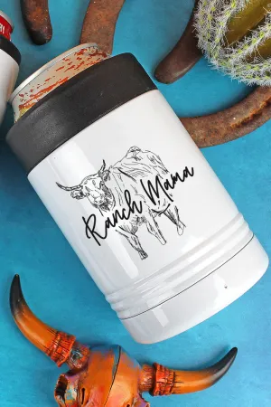 Steer Ranch Mama Stainless Steel Hugger 12oz