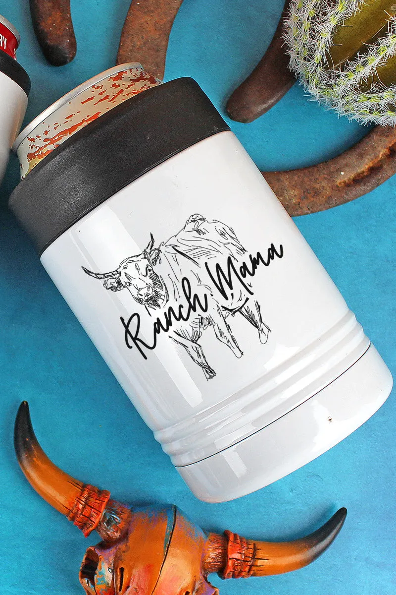 Steer Ranch Mama Stainless Steel Hugger 12oz