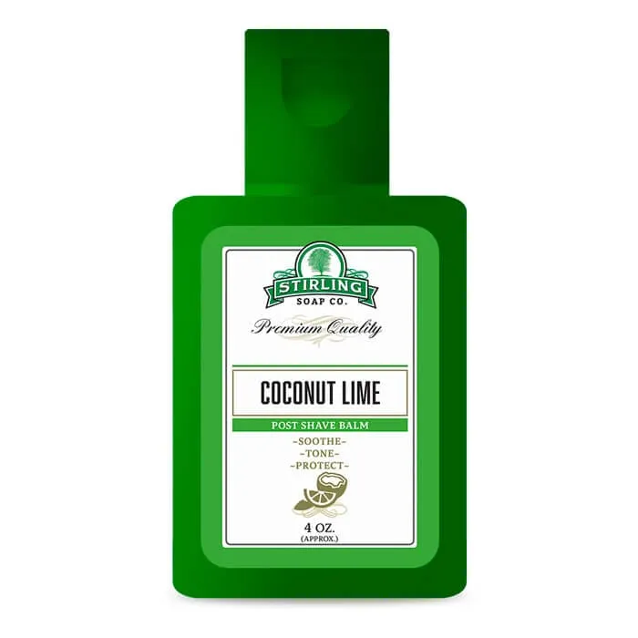 Stirling Coconut Lime -  Post Shave Balm 4oz (118ml) ( Summer Seasonal)