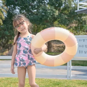 Stripe Pattern Swim Ring