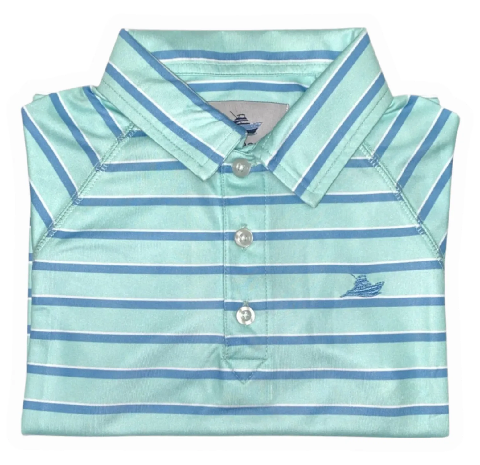 Striped Performance Polo