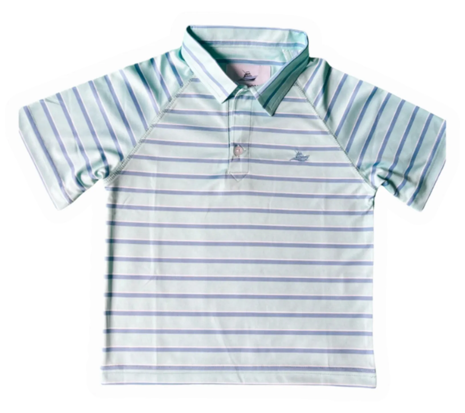 Striped Performance Polo