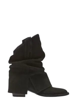 Suede Leather Boots | bLACK