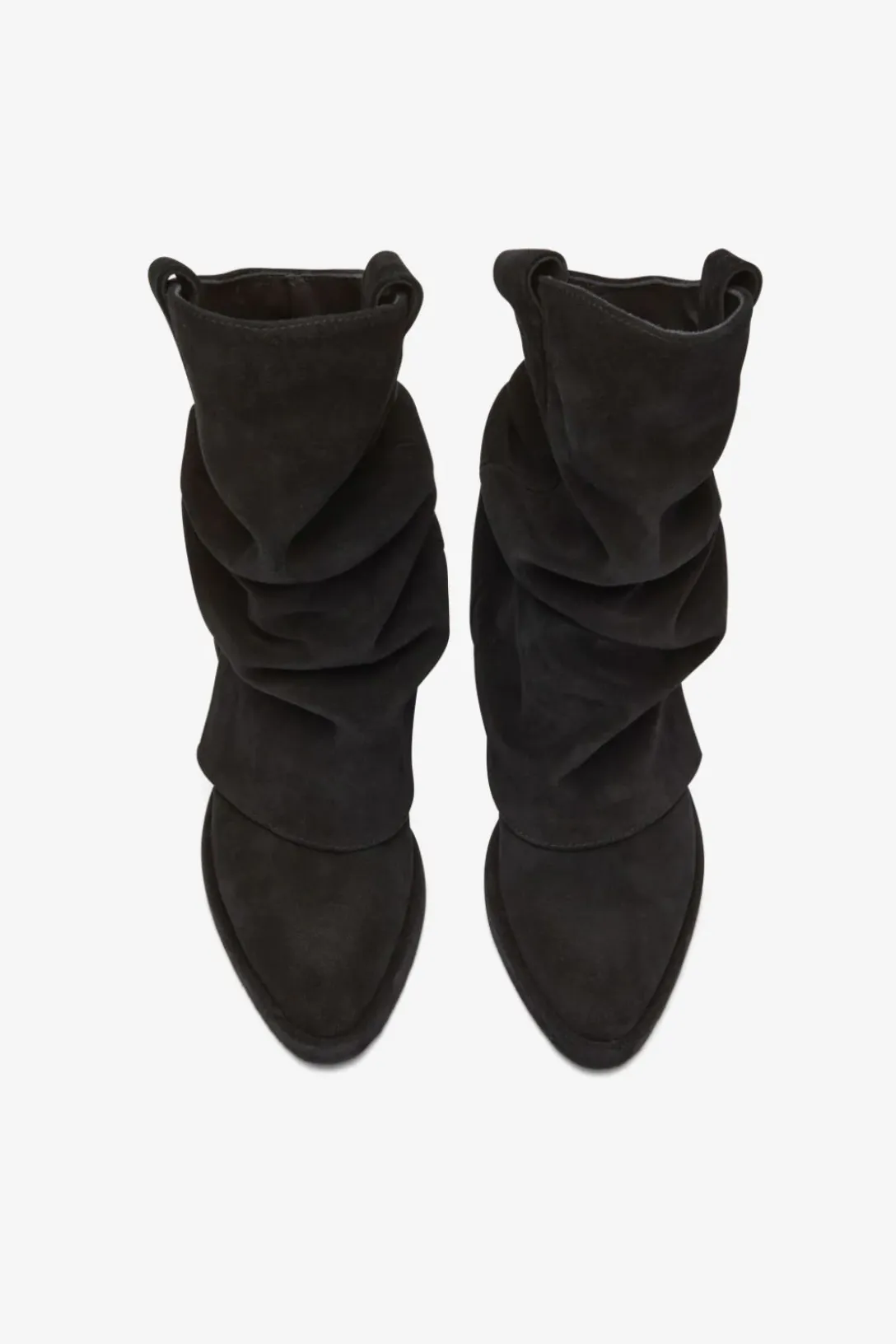 Suede Leather Boots | bLACK