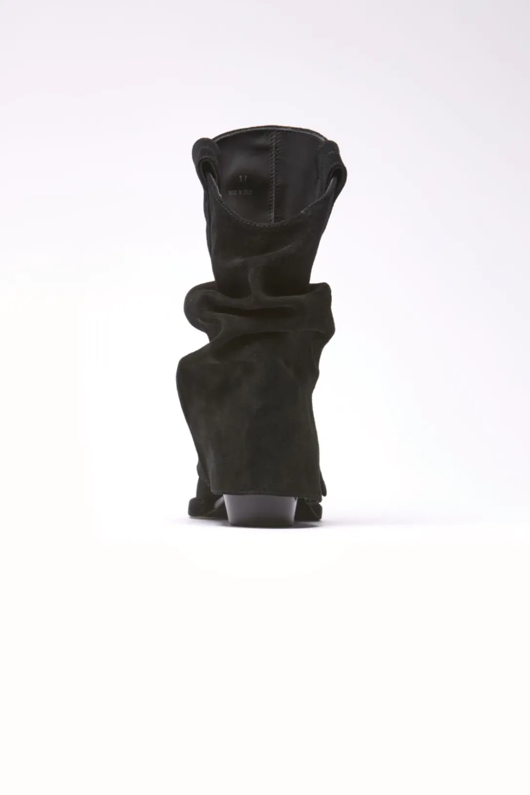Suede Leather Boots | bLACK