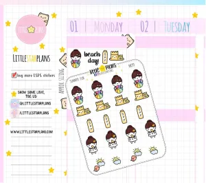 Summer Fun, Beach | Mimi Planner Stickers
