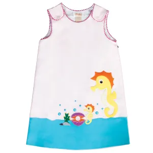 Sunny Seahorses Pink Aline