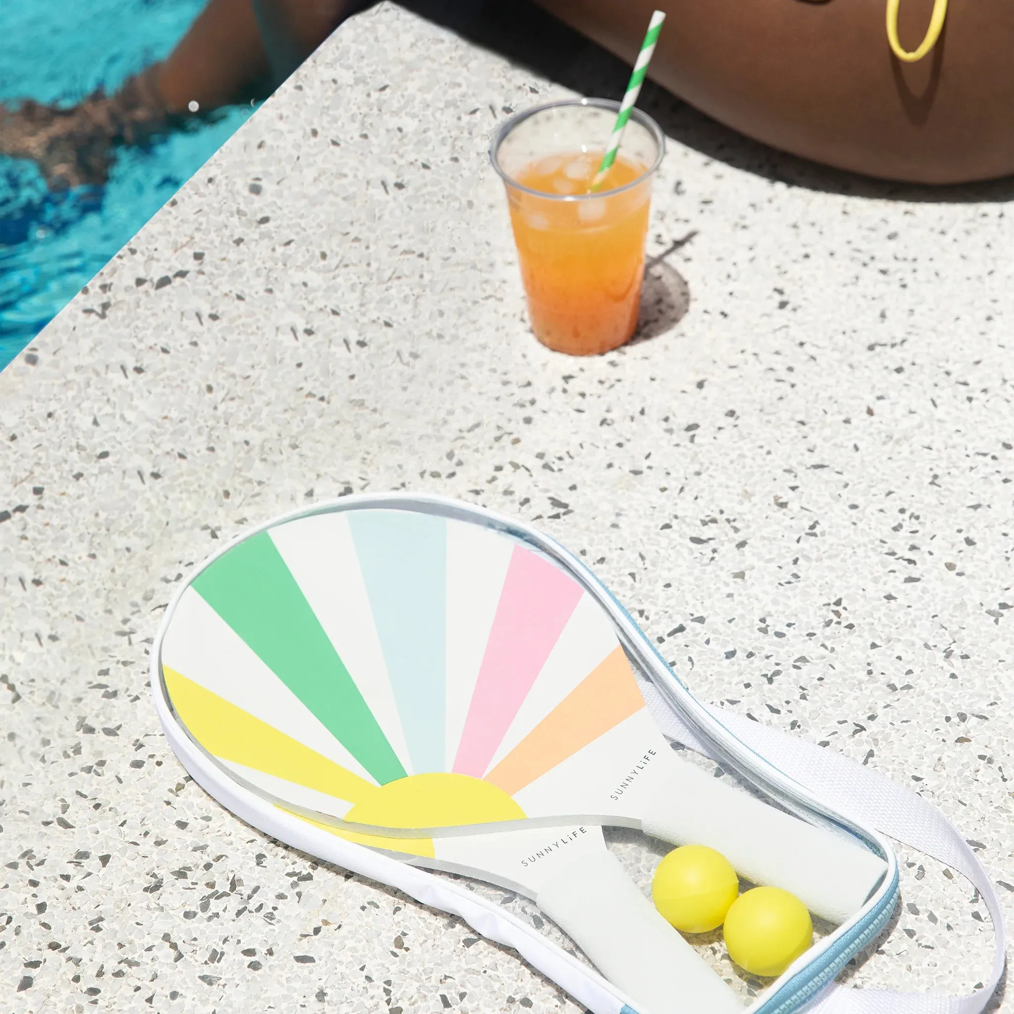 SUNNYLIFE Beach Paddle Set Pool Side Pastel Gelato