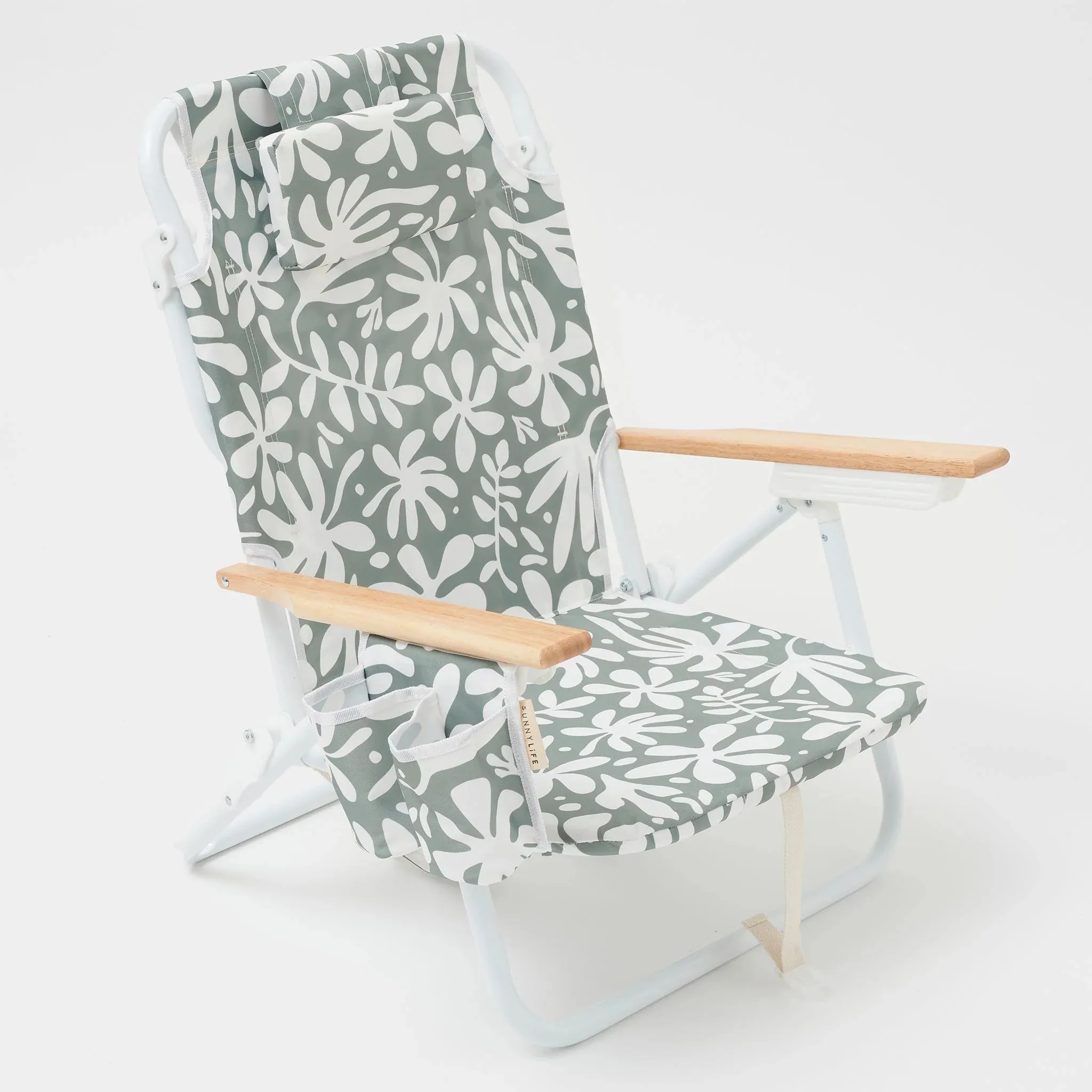 SUNNYLiFE Luxe Beach Chair The Vacay Olive