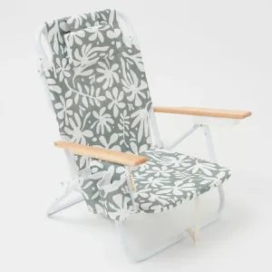 SUNNYLiFE Luxe Beach Chair The Vacay Olive