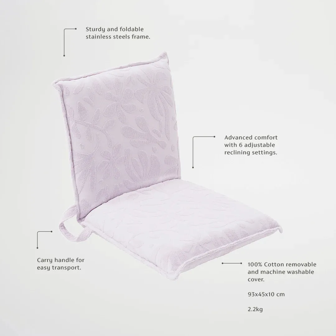 SUNNYlife Luxe Folding Seat Rio Sun Pastel Lilac