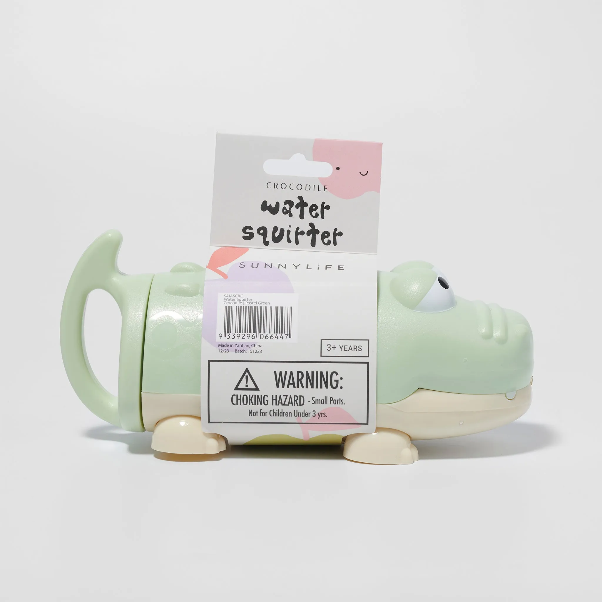 SUNNYLIFE WATER SQUIRTERS - CROCODILE PASTEL GREEN
