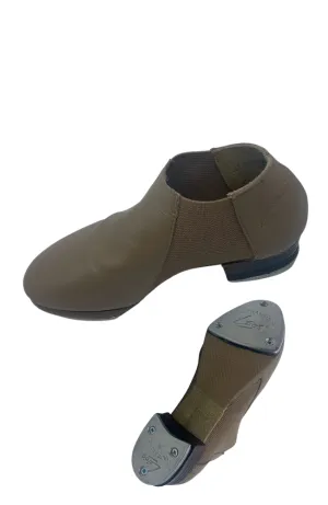Suntan Slip On Tap Shoes