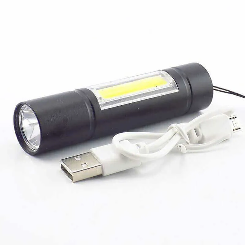 Super Bright Camping Torch Lamp COB Mini LED Flashlight
