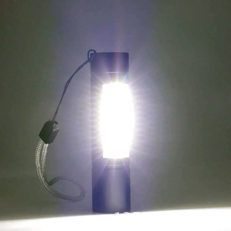 Super Bright Camping Torch Lamp COB Mini LED Flashlight