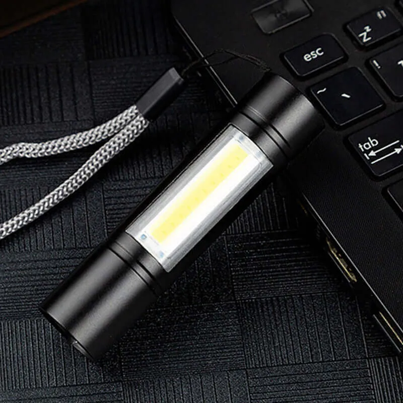 Super Bright Camping Torch Lamp COB Mini LED Flashlight