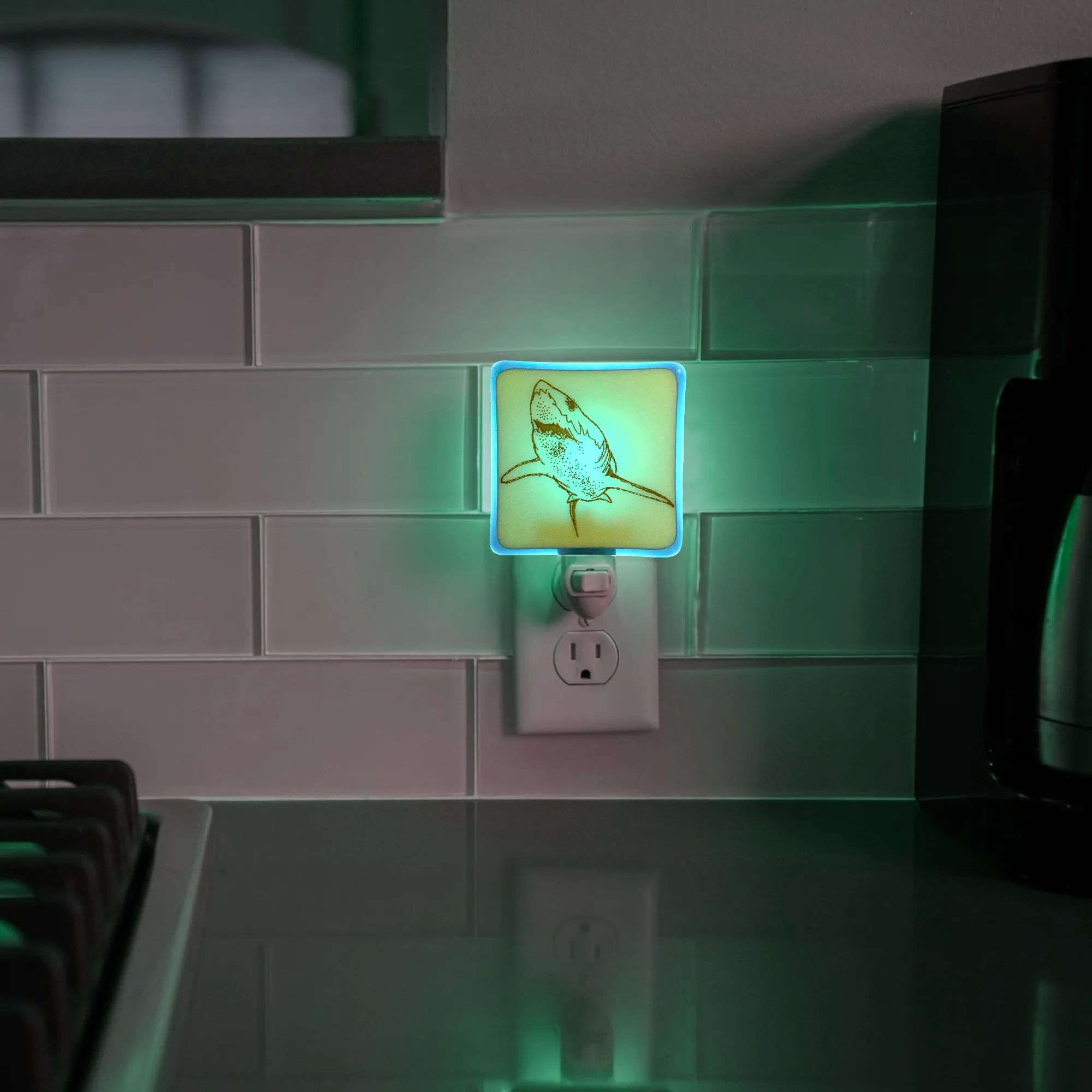 Swimming Shark Night Light