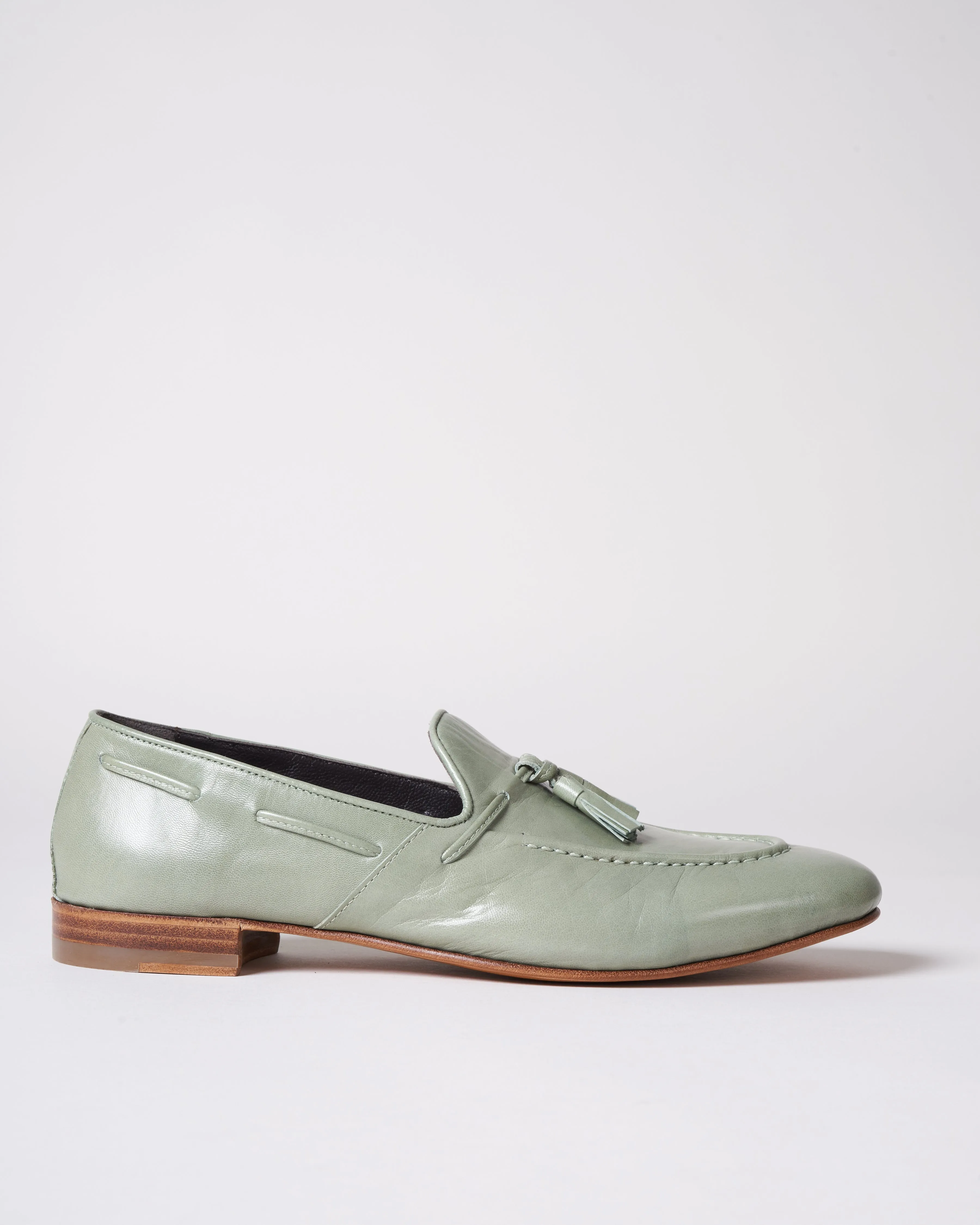 tassel loafer - mineral nappa