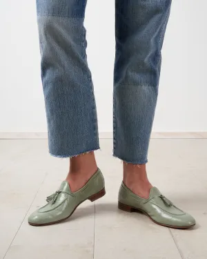 tassel loafer - mineral nappa