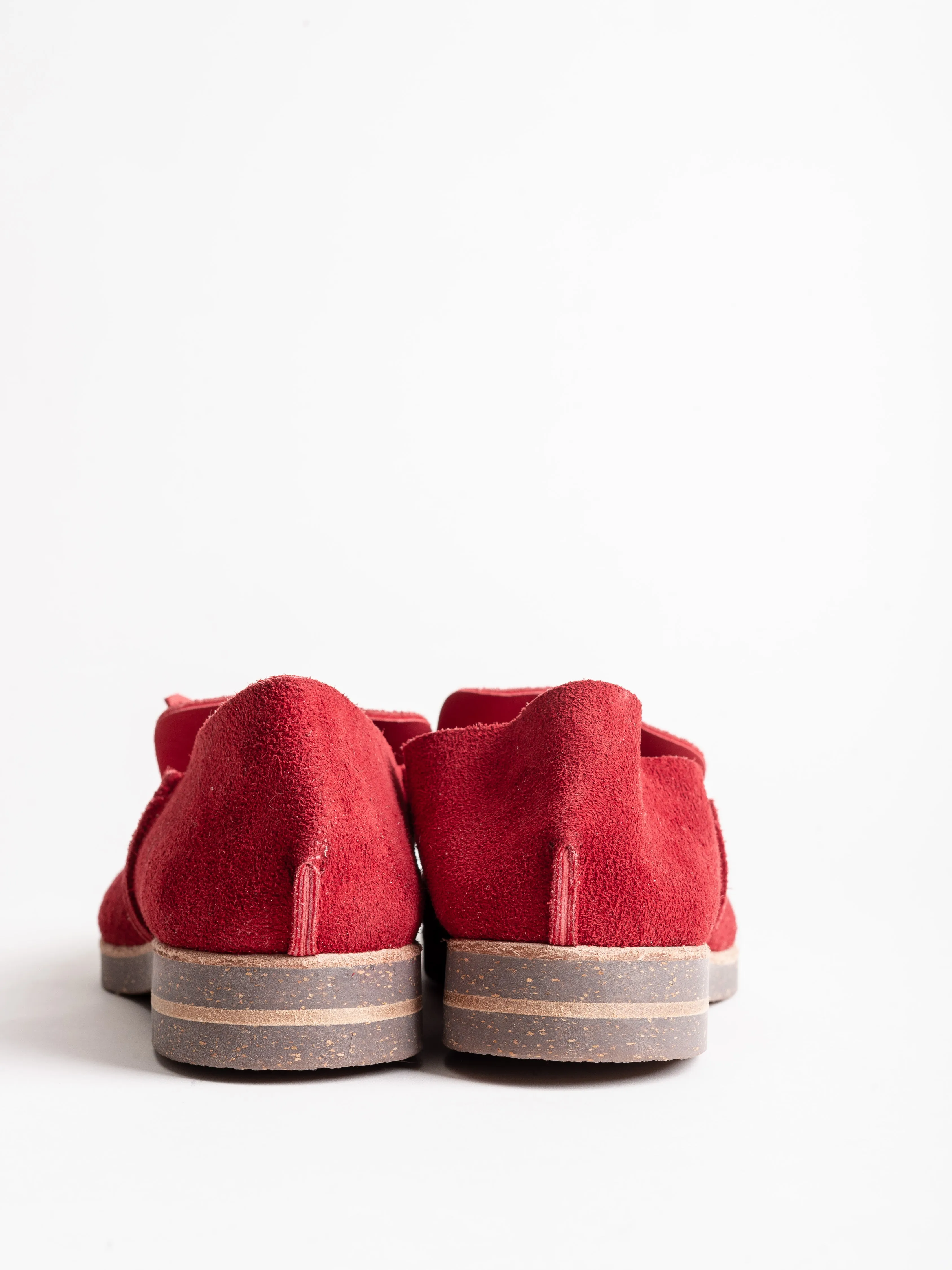 tassel slip on loafer - dark red