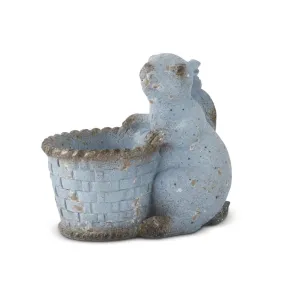 Terracotta Bunny With Open Basket